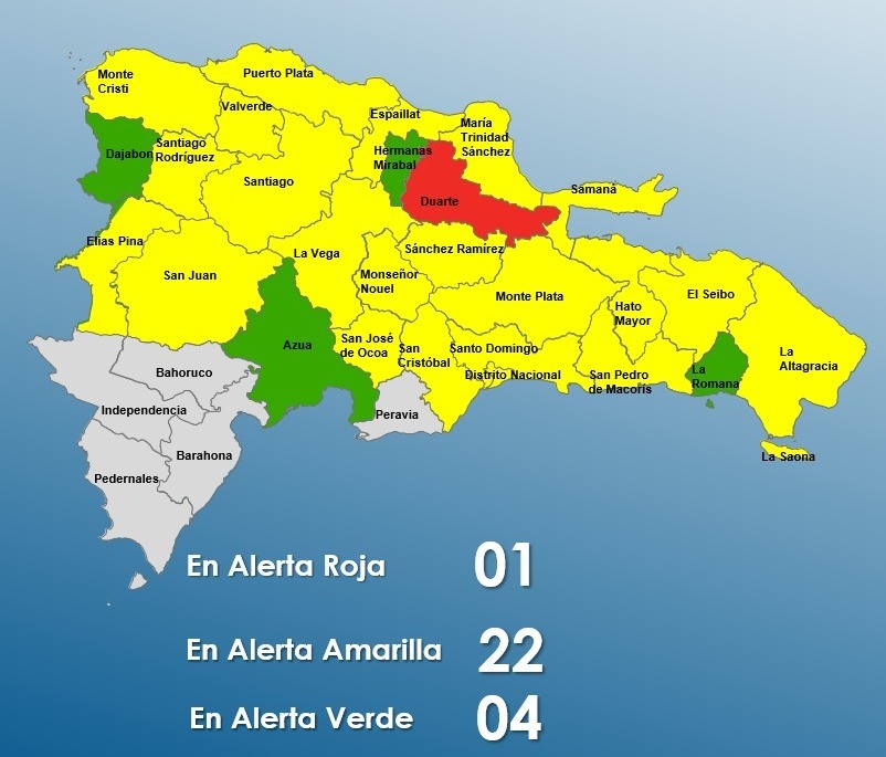 Disminuyen provincias en alerta roja por lluvias: Sube a 22 las que están en amarillo dlvr.it/T6f5GW #NDigital