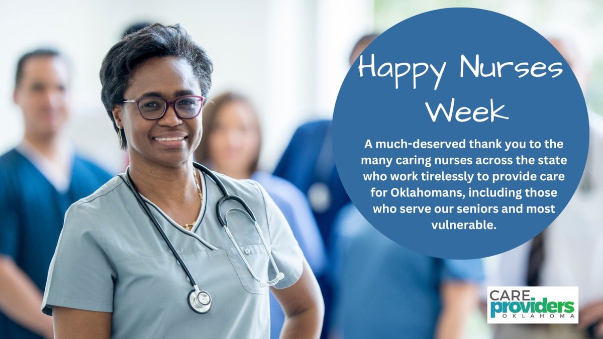 We're proud to honor our nurses for the care they provide across Oklahoma.  #nationalnursesweek #nurses #carecareers #longtermcare
