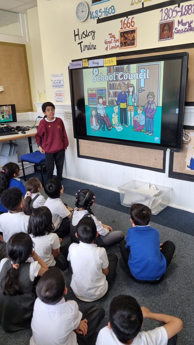 SHPYear2's tweet photo. Thank you to our year 6 school councillors for coming and delivering an assembly about what their role involves.
@SunningHillPrim
@SHPYear6 https://t.co/Nyd2gz8gKw