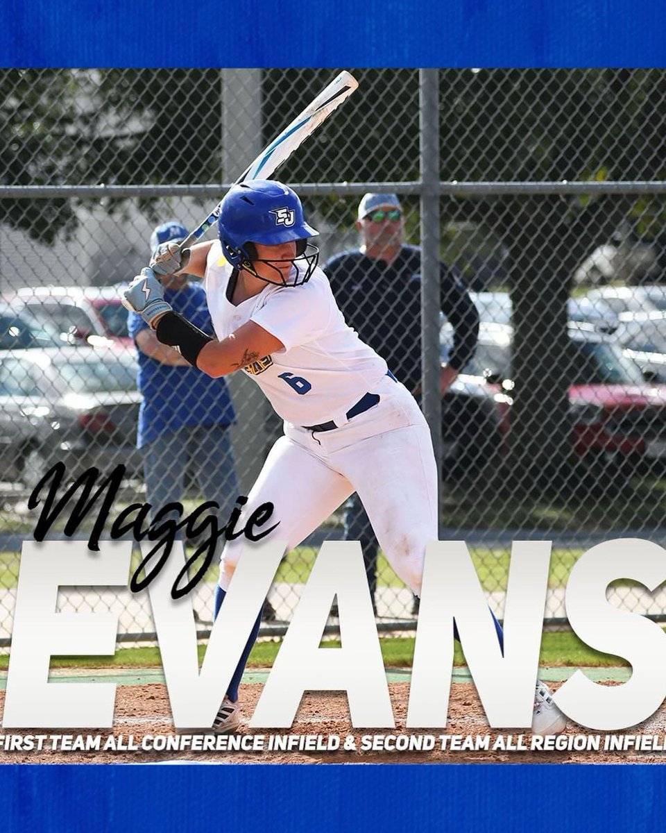 Congratulations to Blaze Alum Maggie Evans for being named First Team All Conference for San Jac Softball! Way to go! 🙌🏻 #BlazeOn #blazealum