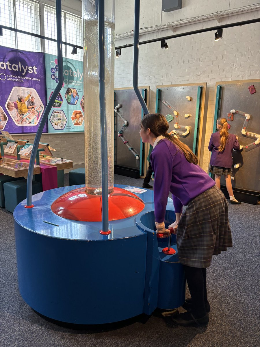 Year 7 have spent their Thursday enjoying themselves at Catalyst Science Museum - moulding thermoplastics, making their own shower gel and exploring the exhibition.