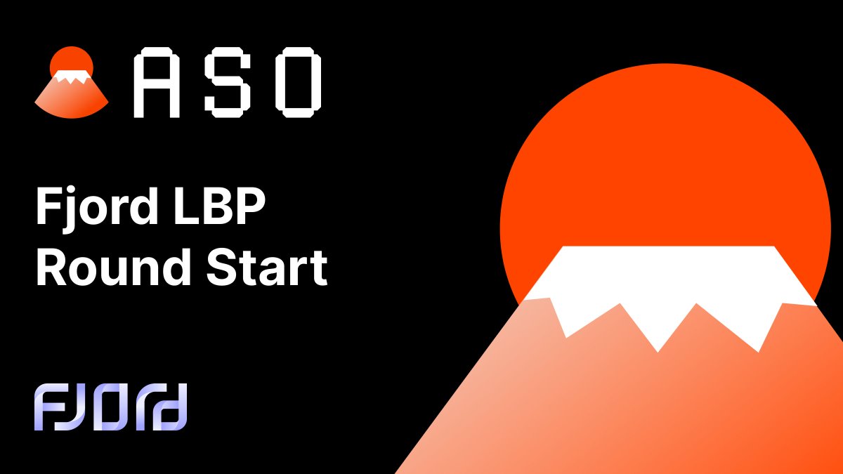 🗻 The LBP Sale on @FjordFoundry has officially started! 🌋 This sale will run for 72 hours until May 12, 3PM UTC 🔗 Join now: app.fjordfoundry.com/pools/0x684666…