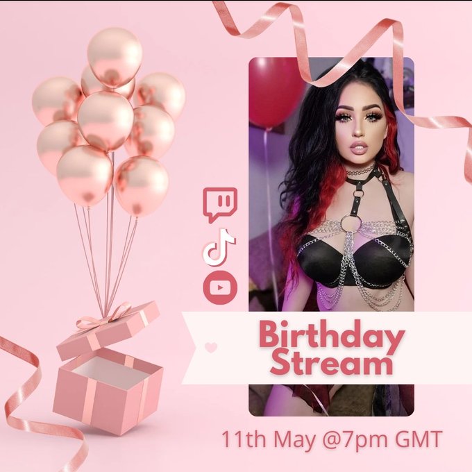If you said Y to my invitation the other day for my birthday stream, here are the details! L1nk is up
