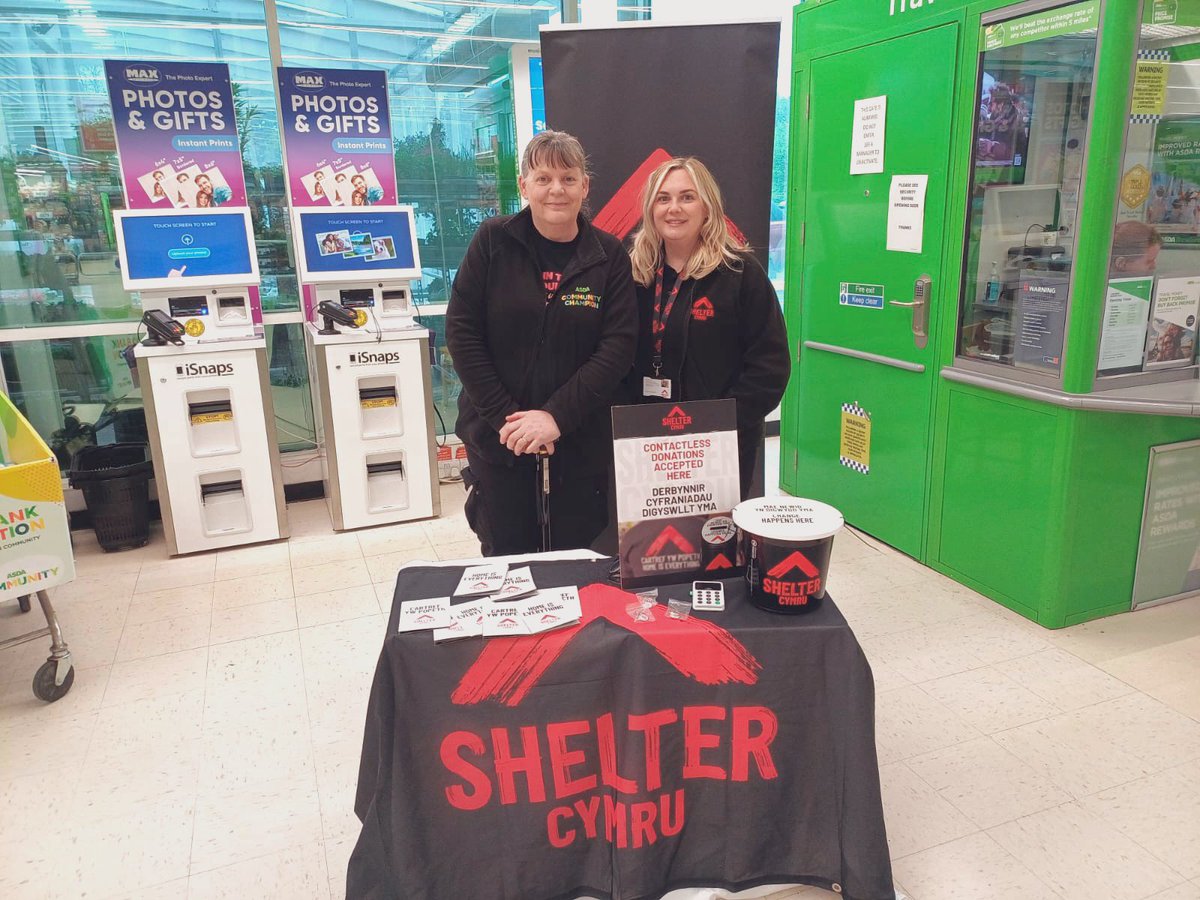 We're looking for volunteers to help with a bucket collection at @asda in #Wrexham on Friday 24 May. If you'd like to help raise funds to power our #FightForHome, email: frankiem@sheltercymru.org.uk #volunteers #volunteering #VolunteerOpportunity