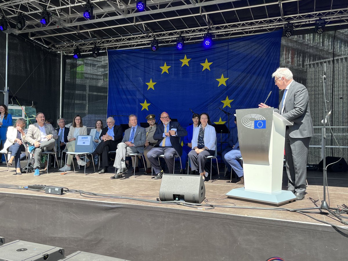 @Europarl_LU @CourGrandDucale @AnneCalteux @MarcAngel_lu “One must fight every day to safeguard democracy.” @ClaudeWiseler, President of the @ChambreLux at this year's #EuropeDay celebration. #EuropeDayLux