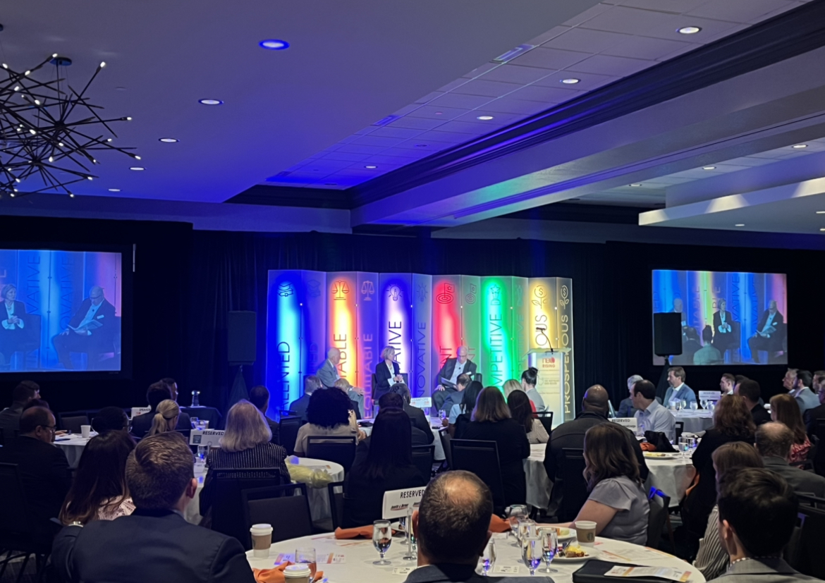 Next up, our Panel Discussion! Panelists: Bill Koehler, Chief Executive Officer: Team NEO Terry Slaybaugh, Vice President, Sites and Infrastructure: JobsOhio Kimberly Riley, Board Chair: Team NEO and COO, Property & Casualty: Hylant #northeastohioregion #NEOhio #EconDev