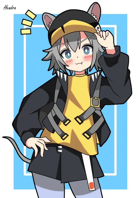 #アークナイツ版深夜の真剣お絵かき60分一本勝負カシャ!!ハピバ!!!!!!!!! 