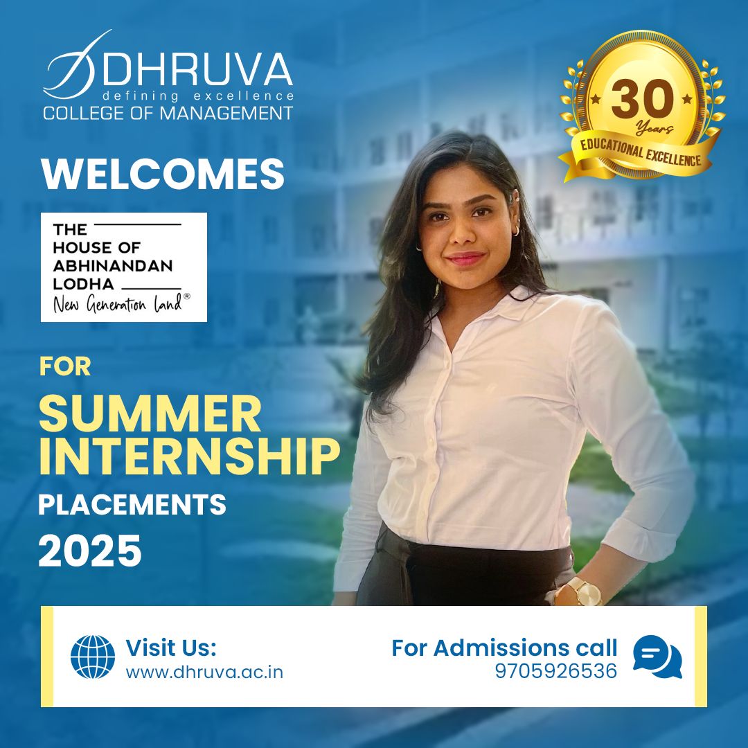 #summerinternship #summerinternship2025 #InternshipPlacement #internships #thehouseofabhinandanlodha  #dhruvacollegeofmanagement