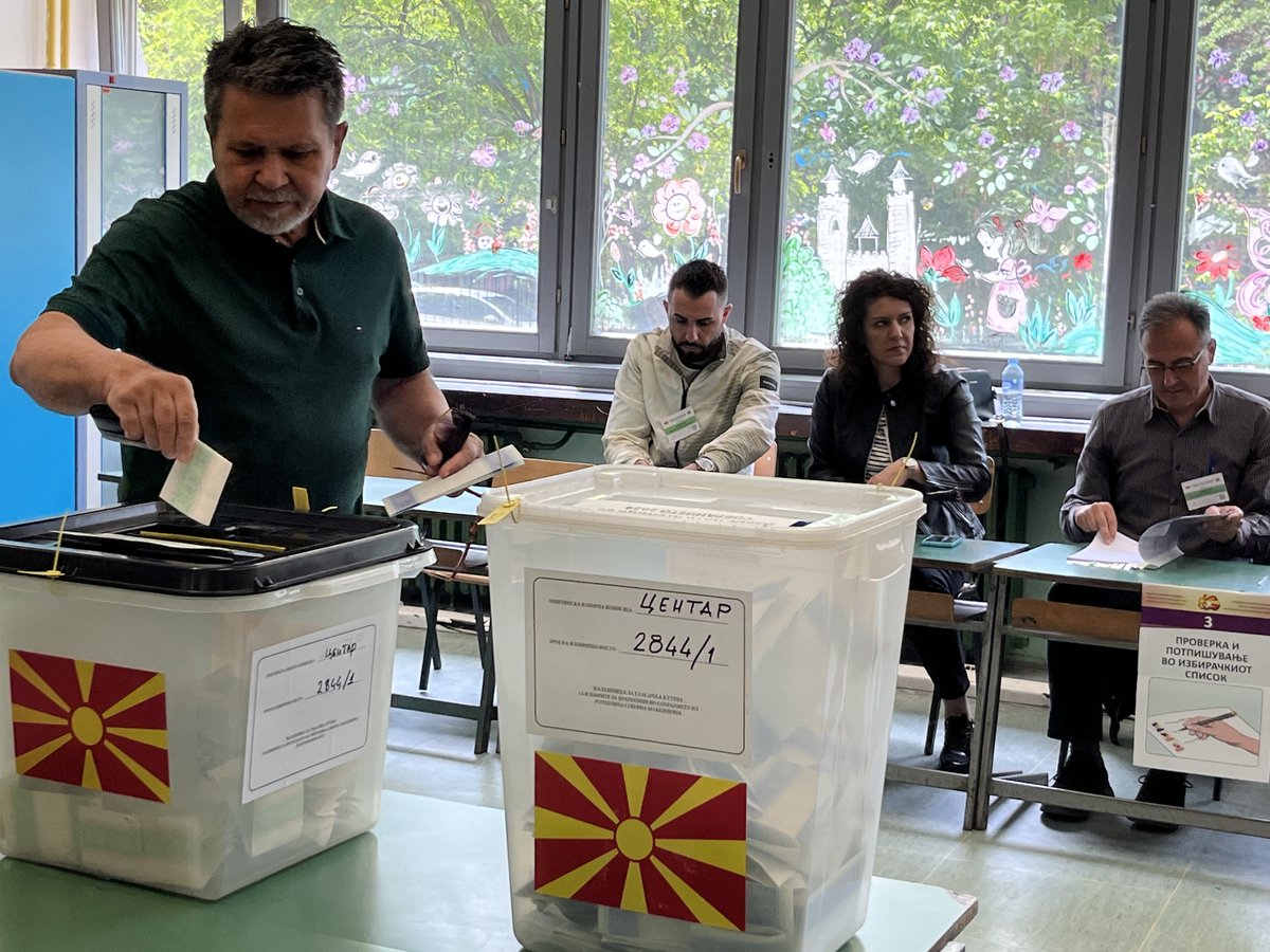 #NorthMacedonia’s elections were competitive and voters well informed, although the process remains insufficiently regulated: international observers Read the full statement: bit.ly/3UOqVkZ