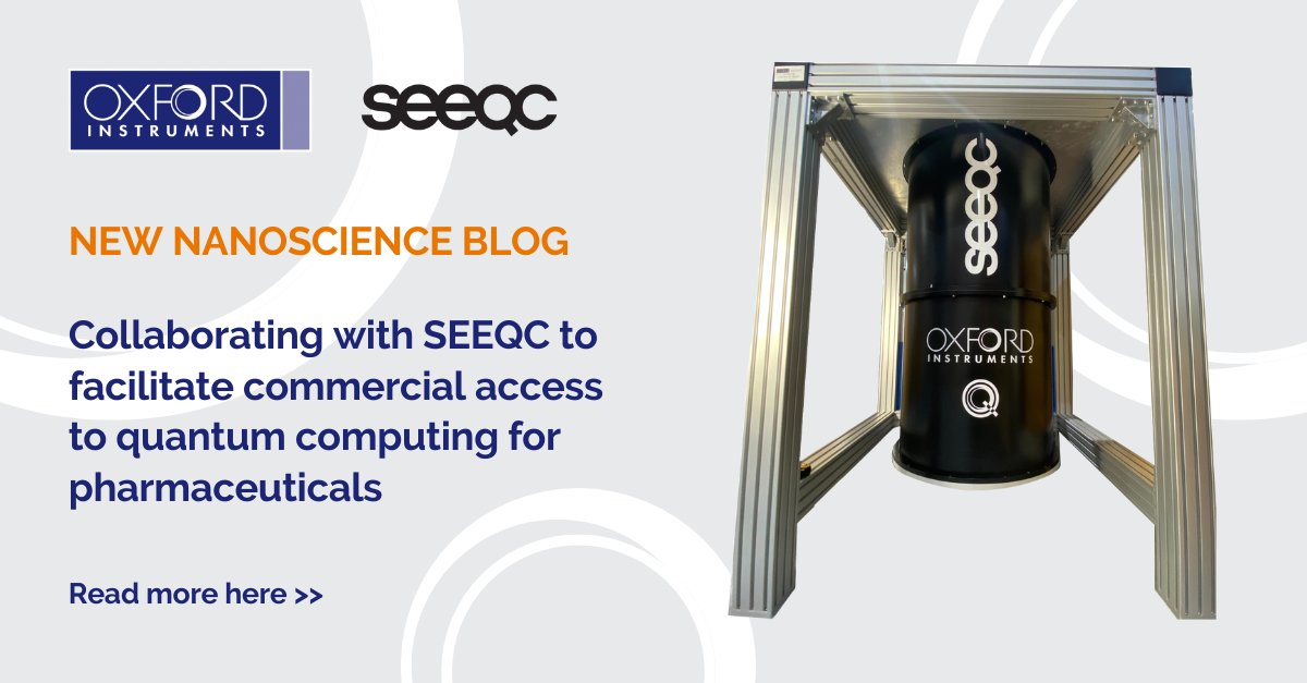 QuPharma is an @innovateuk project led by @SeeqcUs with partners including @OxInst NanoScience, aimed at advancing the scale-up and implementation of #quantum technologies in drug discovery. Check out the Q&A to find out more: nanoscience.oxinst.com/resources/blog… #OxInstIsListening