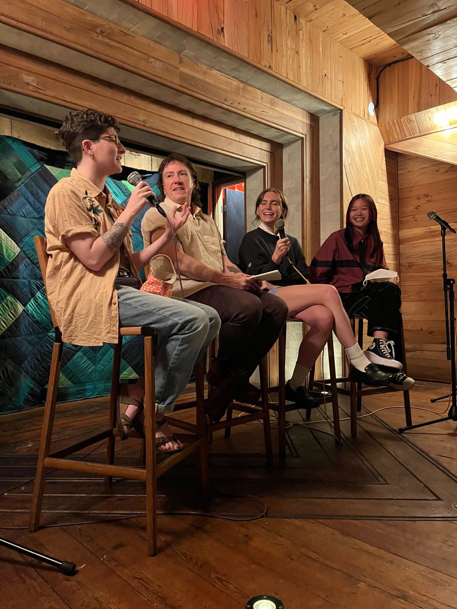 We had a blast last night at the inaugural Patchwork event!!! Big ❣️ to our readers @sklimnagem, Maeve Barry, and K-Ming Chang. Don't miss the next event on June 3, also at Sisters BK.