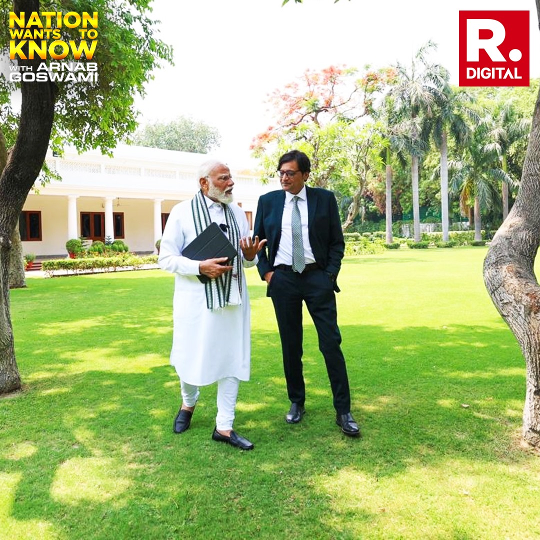 Nation's most awaited interaction between PM Modi and Arnab | Full episode tomorrow . . . #PMModiAndArnab | #NarendraModi | #PMModi | #ArnabGoswami | #PMModiInterview | #100Minutes100Headlines | #RepublicWorld | #RepublicTV | #RepublicDigital | @narendramodi