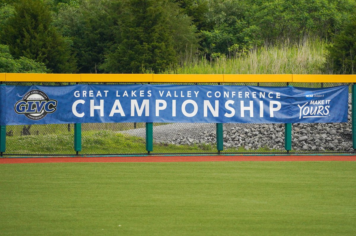 🏆⚾️ Let's try this again 👊 After a weather-stricken first day, #GLVCbase action is back with 3️⃣ games on today's docket! 📺 @GLVCSN ($) 📊 GLVCsports.com/2024baseball 📍 Mtn. Dew Park ⏰ 10 AM CT