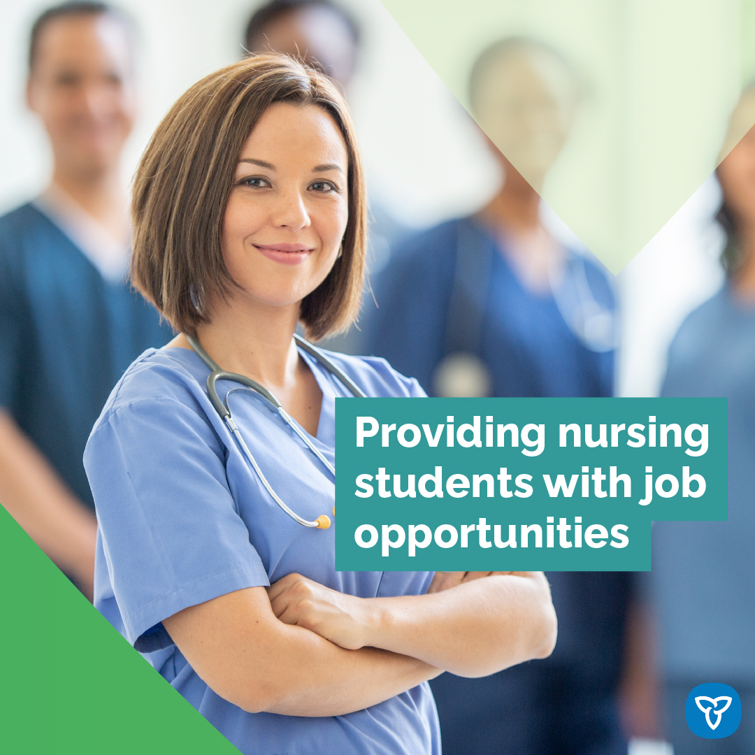 DYK that since 2021, over 7,300 students have participated in the Enhanced Extern Program, aimed to provide job opportunities to work in a hospital setting while completing their education? Learn more about the program: ontario.ca/page/careers-h… #NursingWeek