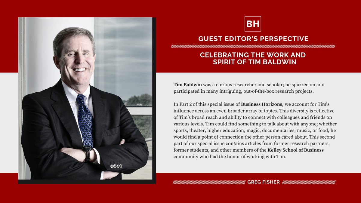 Guest Editor Greg Fisher discusses Tim Baldwin’s legacy and introduces the articles in Part 2 of our special issue- bit.ly/44CjPmM
