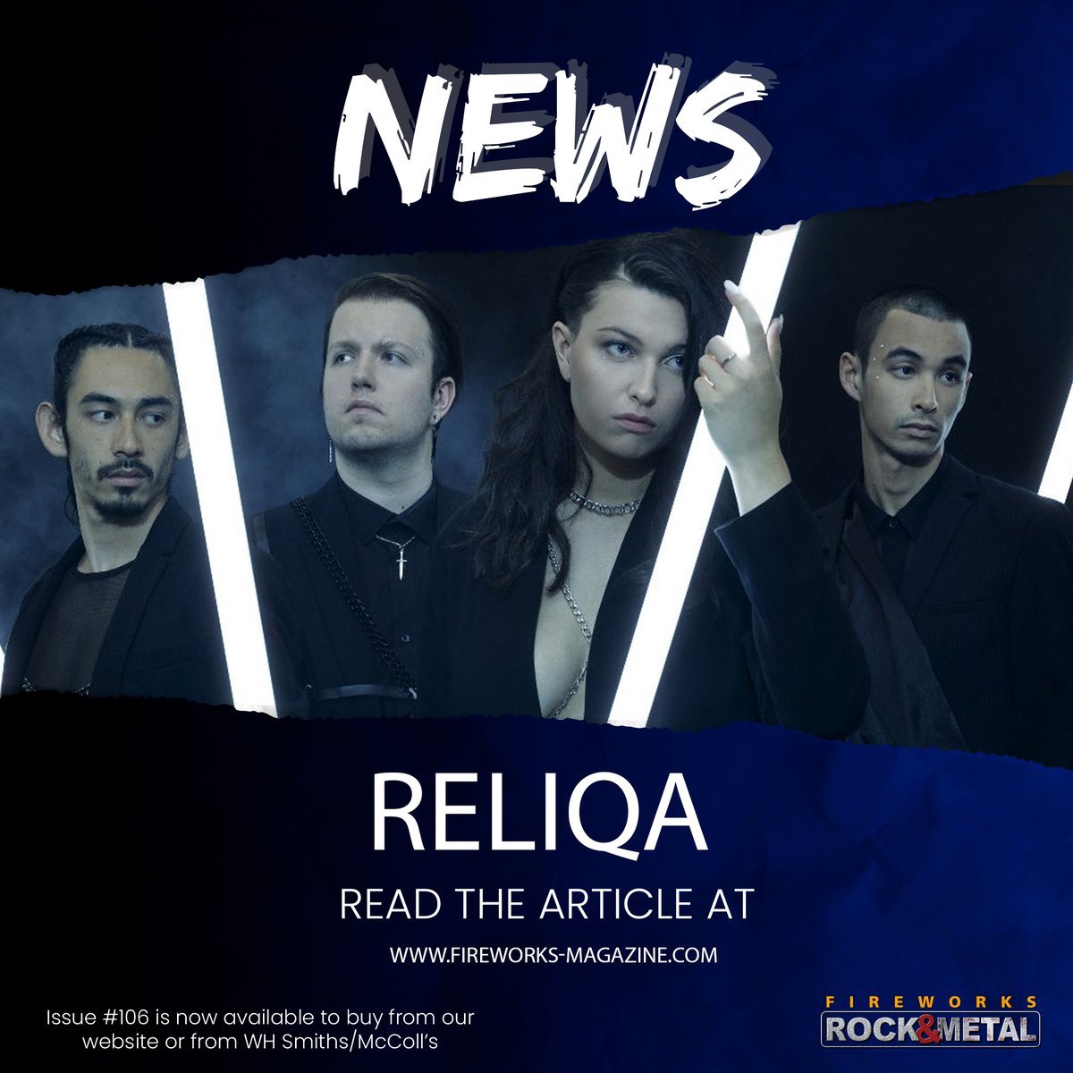 𝗔𝗪𝗘𝗦𝗢𝗠𝗘! RELIQA - release video for new single 'Dying Light' 𝘙𝘦𝘢𝘥 𝘢𝘣𝘰𝘶𝘵 𝘪𝘵 𝘩𝘦𝘳𝘦: wix.to/bMRkyZx @reliqaband @nuclearblast -- BUY Issue #106 from fireworks-magazine.com 𝙐𝙆 𝙎𝙪𝙗𝙨𝙘𝙧𝙞𝙥𝙩𝙞𝙤𝙣𝙨 𝙣𝙤𝙬 𝙟𝙪𝙨𝙩 £32.