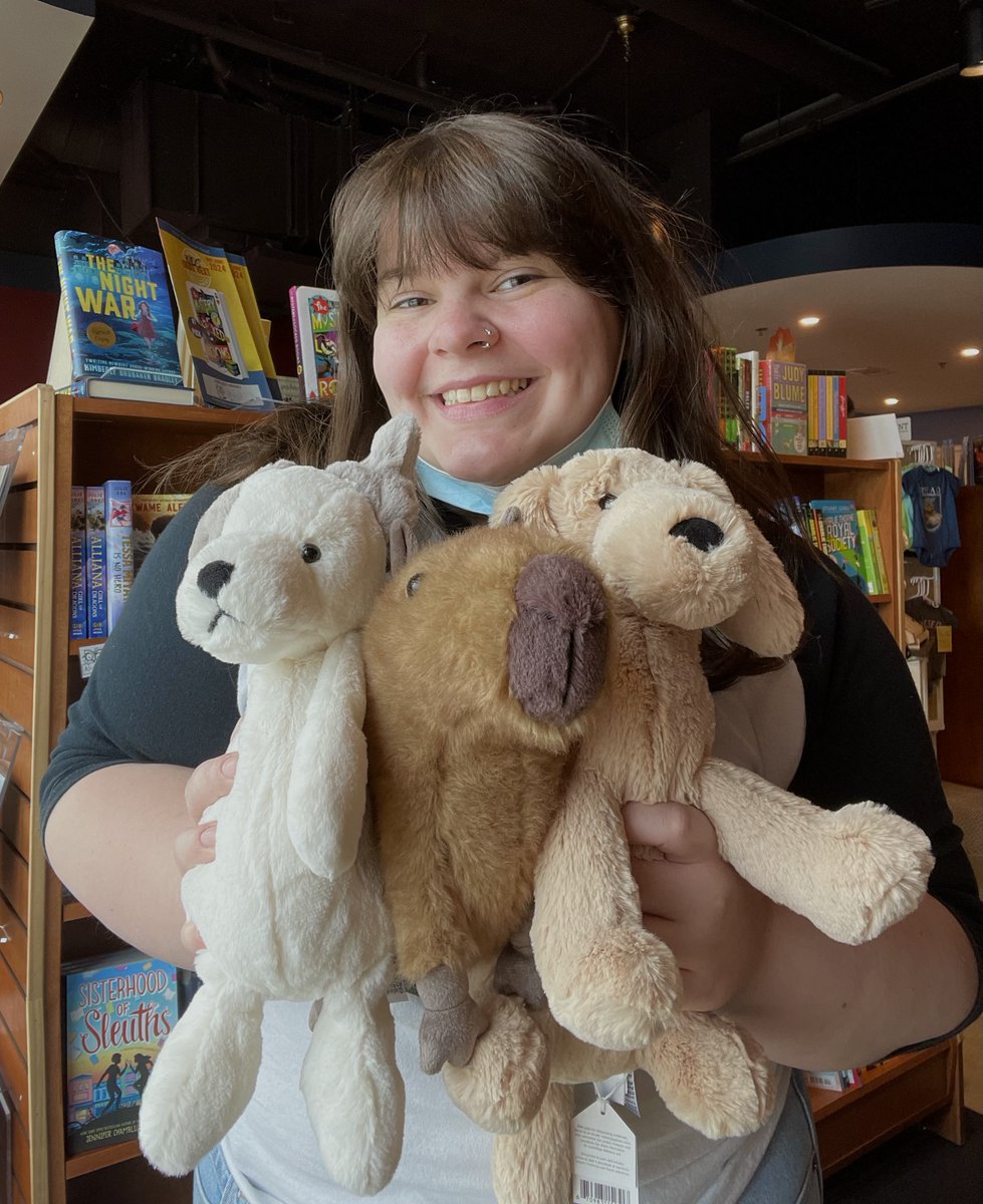 New Jellycat are here! We recently received a huge shipment of Jellies new-to-the-store, including a bunch of different dogs, a capybara, and more - stop in to check out the whole haul spread throughout the store 🐶