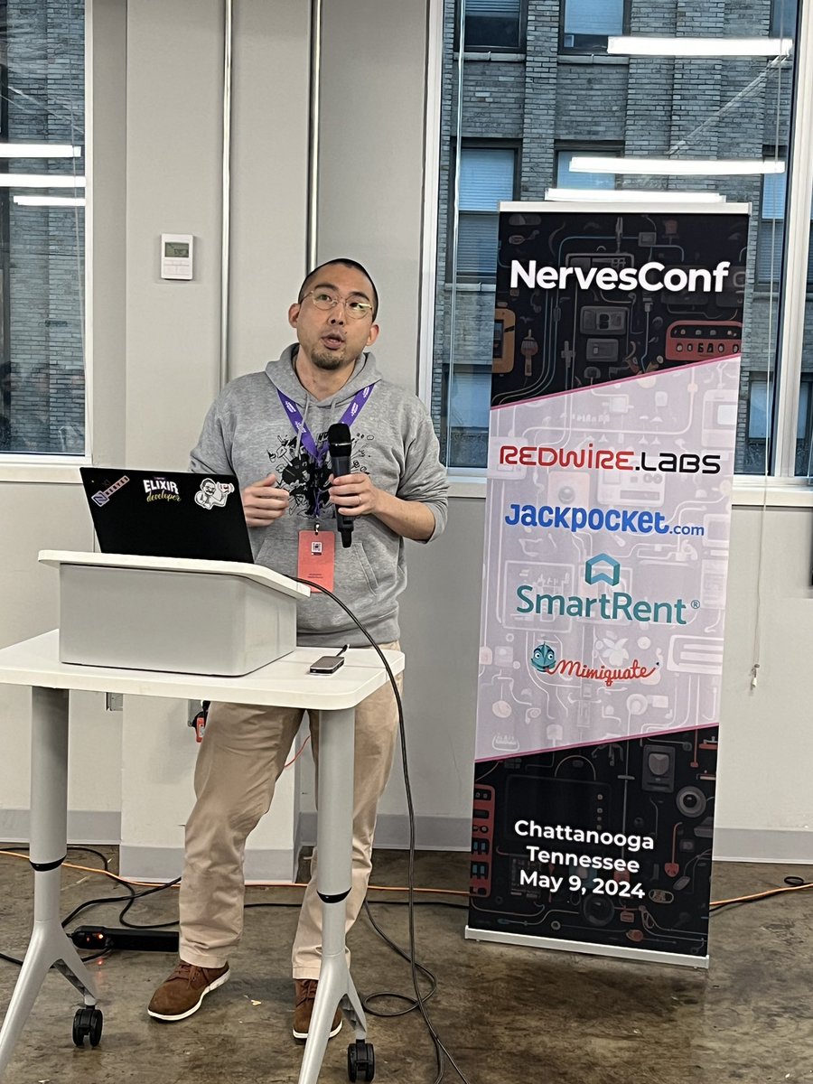 takasehideki's tweet image. go!! @pojiro3 :D 
He will share his knowledge about the relationship between Linux and @NervesProject #NervesConf #GigCityElixir