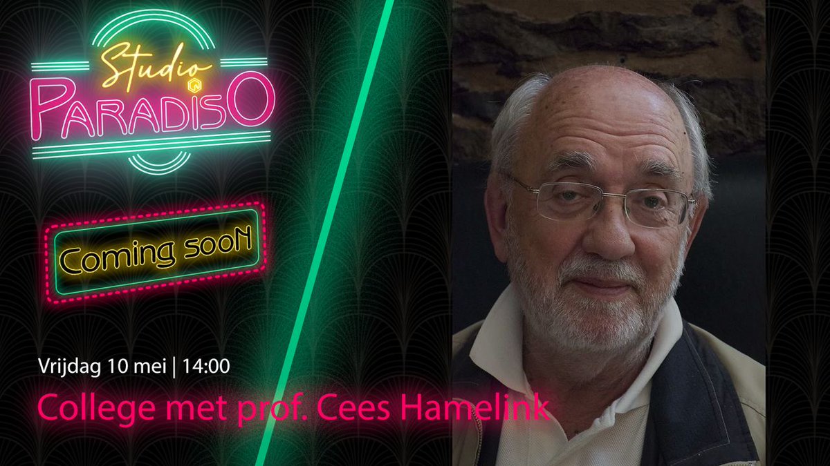 Morgen geeft emeritus hoogleraar prof. dr. Cees Hamelink een college genaamd 'Ruziezoekers en Praatjesmakers'. Waarom faalt communicatie tussen mensen zo vaak? Luisteren we wel naar elkaar? Aansluitend kan je blijven kijken naar De Wereld Is Vierkant. ➡️ studioparadiso.tv/event-details/…