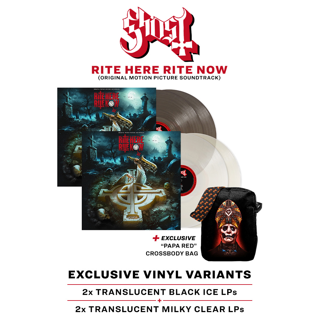 Another exclusive vinyl variant available now in the Goldmine shop: Ghost Click here for the different packages to order today: shop.goldminemag.com/collections/gh…