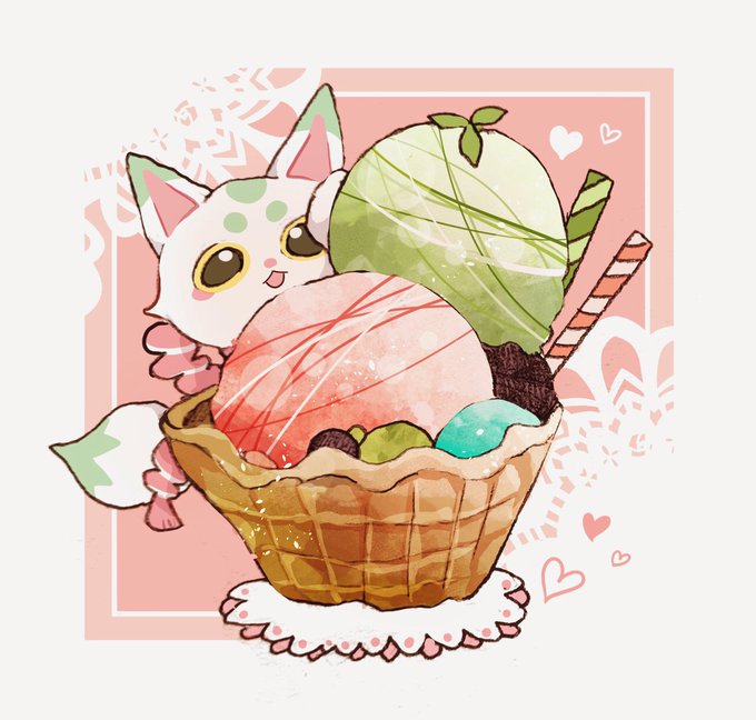 「ice cream cone」 illustration images(Latest｜RT&Fav:50)