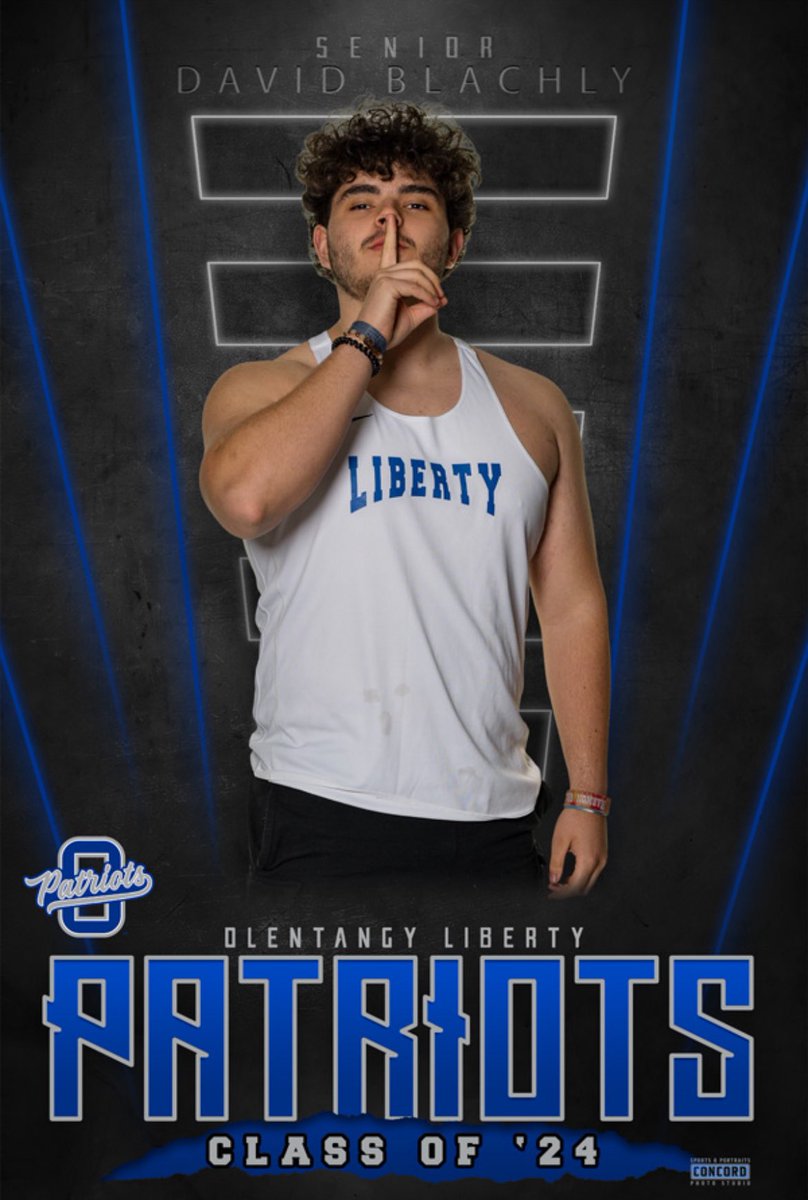 Senior Spotlight: David Blachly Events: Throws Future: Ohio University Advice: Don’t aim to be better than anybody but yourself, aim for a new PR & have fun.
