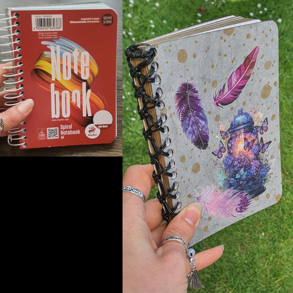 Wenn Mama sich beschäftigt 😆 sogar mit Goldschnitt und Lesebändchen 😇