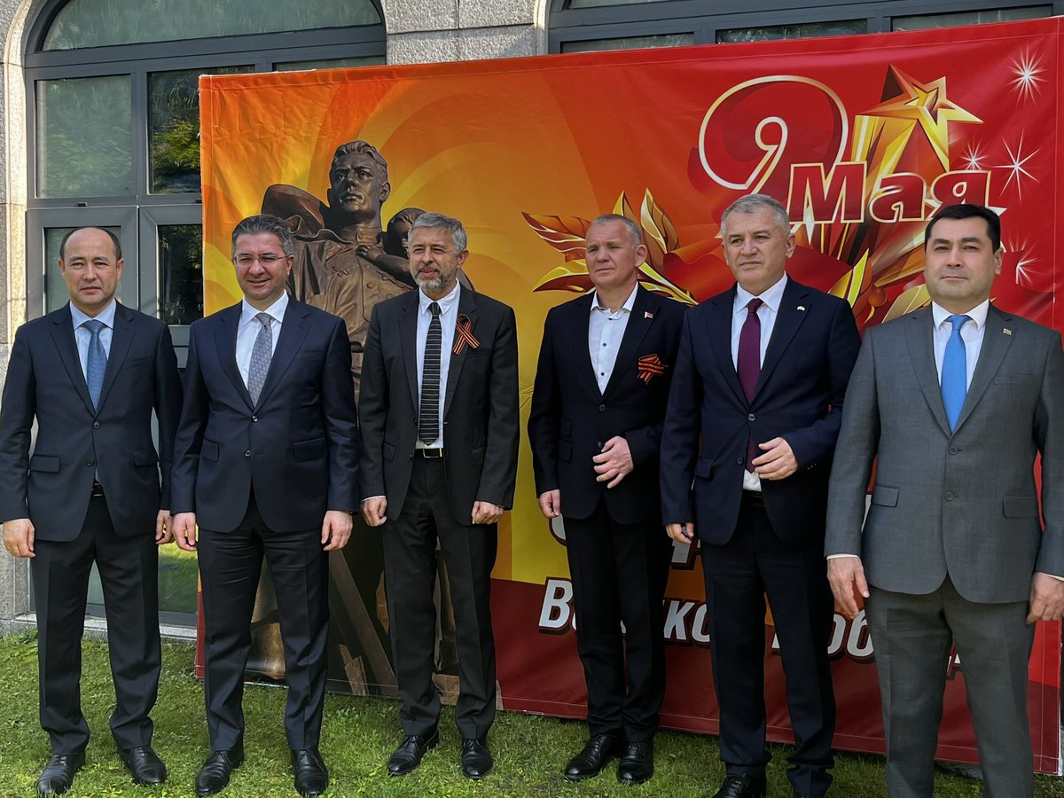 #BY80 Ambassador of Belarus to Korea Andrei Chernetsky participated in the solemn event-concert '79 Years of Victory in the Great Patriotic War' @BelembassyKOR