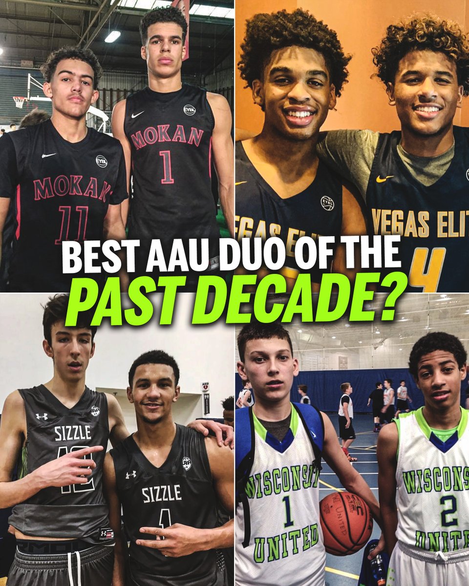 Who is the best AAU duo of the past 10 years? 🤔⬇️