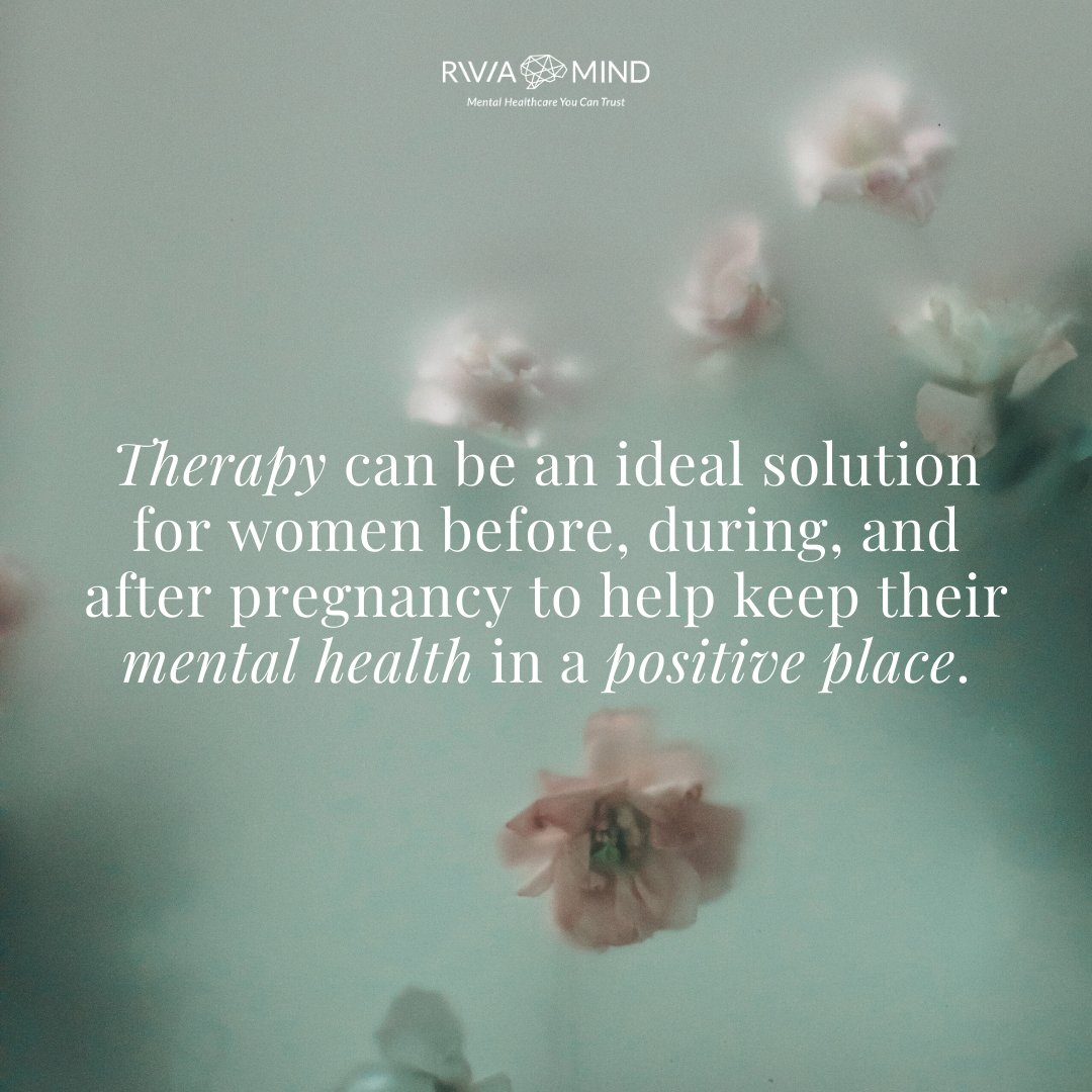 Therapy can help ensure a healthy and happy mother and baby by providing mothers with the tools and support they need to manage their feelings and cope with the challenges of pregnancy and motherhood.

#MaternalMentalHealthMonth #MaternalMentalHealth #MaternalHealth