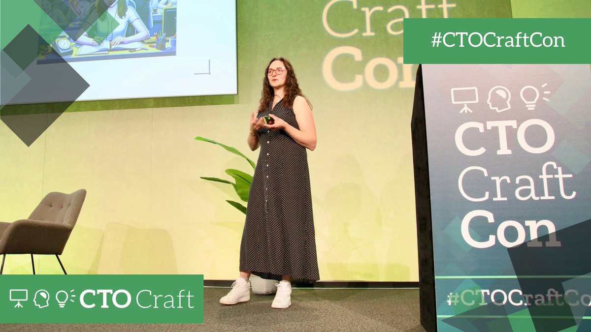 'Your voice matters, your ideas are valued. You are safe to explore them here.' Great lightning talk from Georgina Shute on psychological safety: how to cultivate an environment where burnout is minimised, productivity soars, & innovation becomes sustainable. #ctocraftcon
