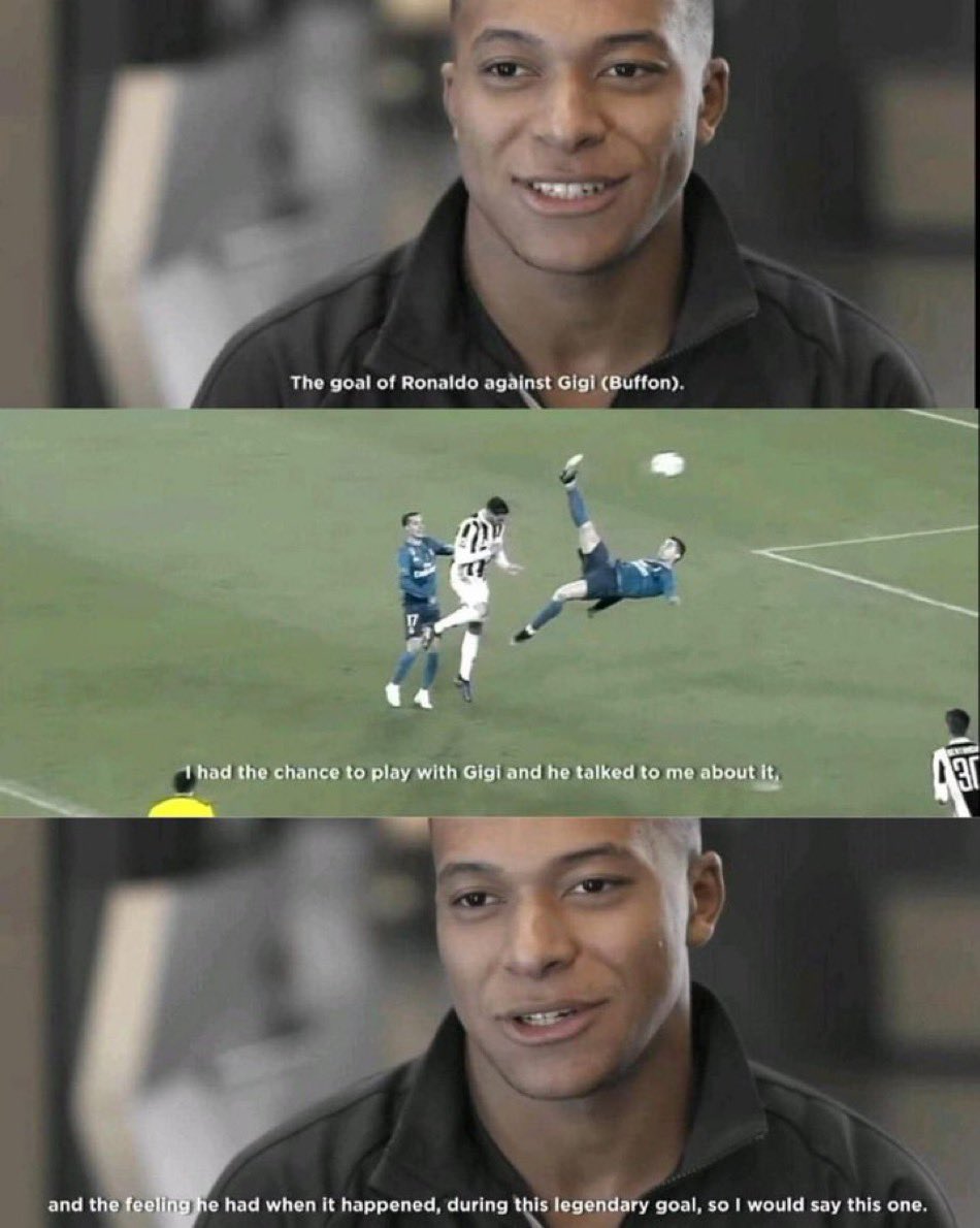 When Kylian Mbappé spoke on his favourite goal ✨🚲