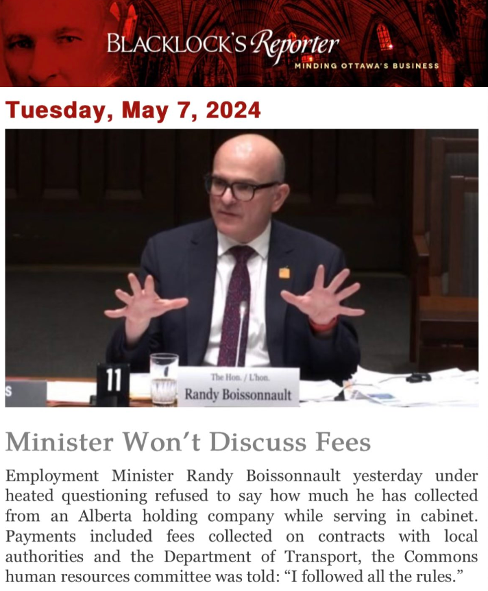 Clearly, Minister Boissonnault can't keep his stories straight. He first said that he was not paid. Then he said that he was paid! How much is he hiding exactly?