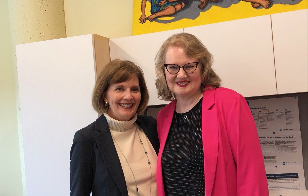 Yesterday, @CMHA_NTL  CEO Margaret Eaton was in town for #MentalHealthWeek and Susan was thrilled to host her for lunch at the Ottawa office.

Thank you for joining us, Margaret!