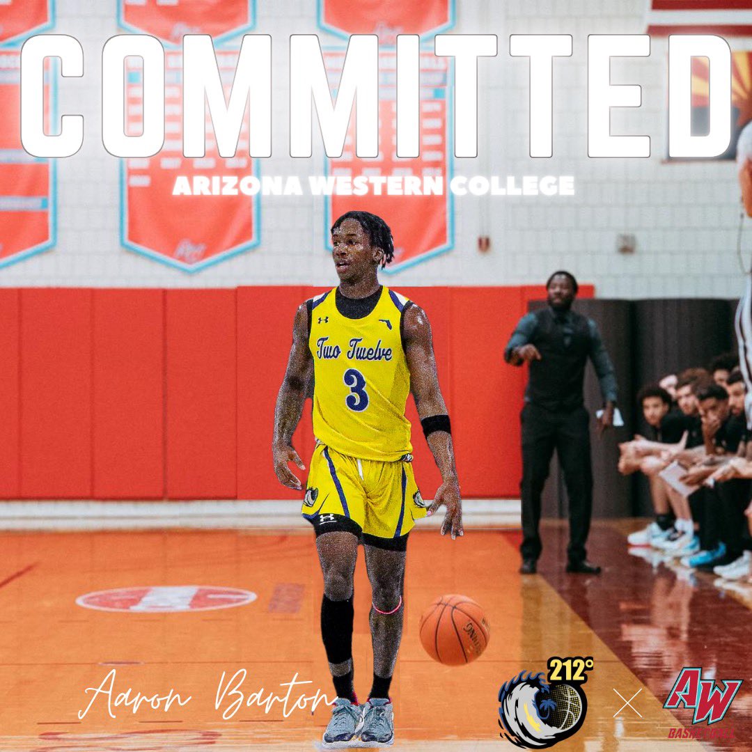 Congratulations to Aaron Barton (@aaronbarton370) for his commitment to Arizona Western (@AWCMatsHoops) Continue to #BeTheSteam!