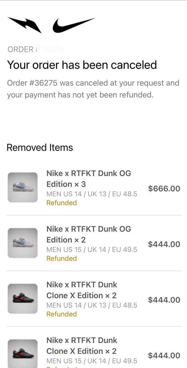GM GM GM. For all the people that are asking, The DUNKS are NOT CANCELED. Someone just got a lil trigger happy and George Bush’d the button but it’s ALL GOOD. See yall in the summer baby. 👟👟👟