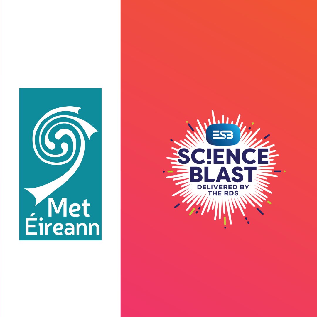 Thank you to @MetEireann for supporting #ESBScienceBlast.

Met Éireann, the Irish National Meteorological Service, understands the importance of promoting STEM, and works across various fields of science on a daily basis.

To learn more, visit met.ie

#ESBSB