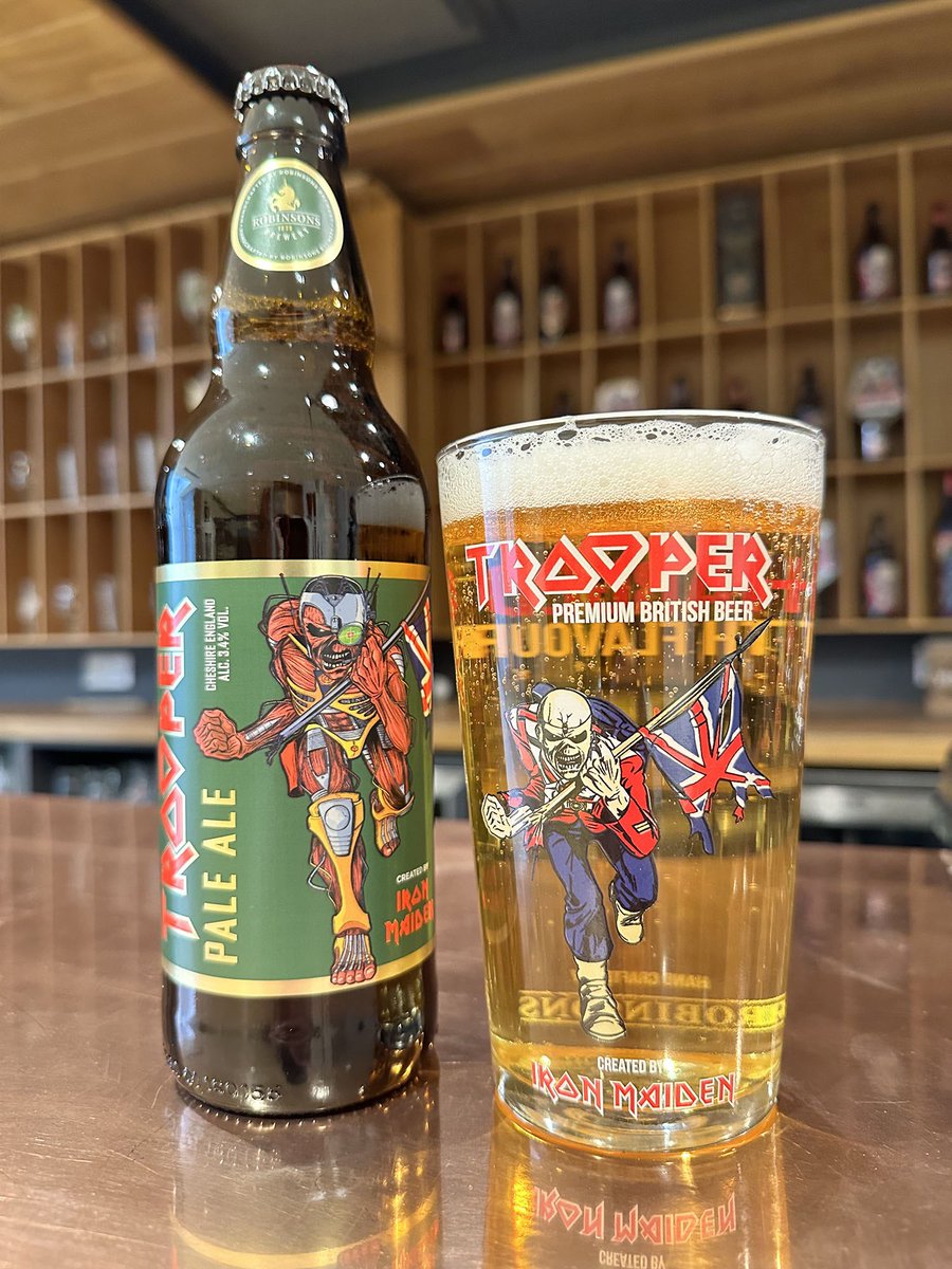 It's Trooper's 11th anniversary today, so what a great excuse to reveal a brand new beer!
 
Trooper Pale Ale - A 3.4% ABV session beer - Available in over 300 Asda stores throughout England very soon 👀 🍻 
 
Find out more here - irnmdn.co/trooperpaleale
 
#Trooper #TrooperBeer