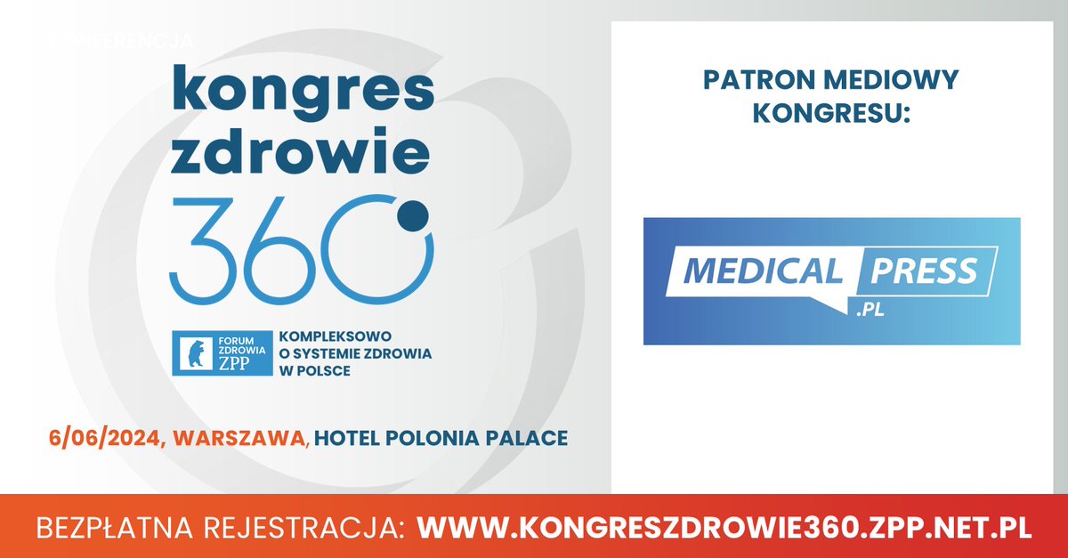 📅 6 czerwca odbędzie się pierwsza edycja Kongresu Zdrowie360, podczas którego w gronie renomowanych ekspertów, decydentów i przedstawicieli branży medycznej będziemy rozmawiać o polskim systemie ochrony zdrowia. 🏥 📝 Bezpłatna rejestracja: forms.gle/dLQQd3QCWXTiuh… Rozpoczynamy…