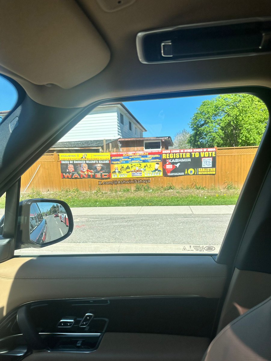 This photo was sent to me by a Sikh friend from Malton, Canada Khalistani terrorists have put up posters declaring Indian PM Narendra Modi, EAM Dr. S Jaishankar, & Def Min Rajnath Singh as WANTED ! Apart from this, Khalistani terrorists have also approached Sikhs residing in…