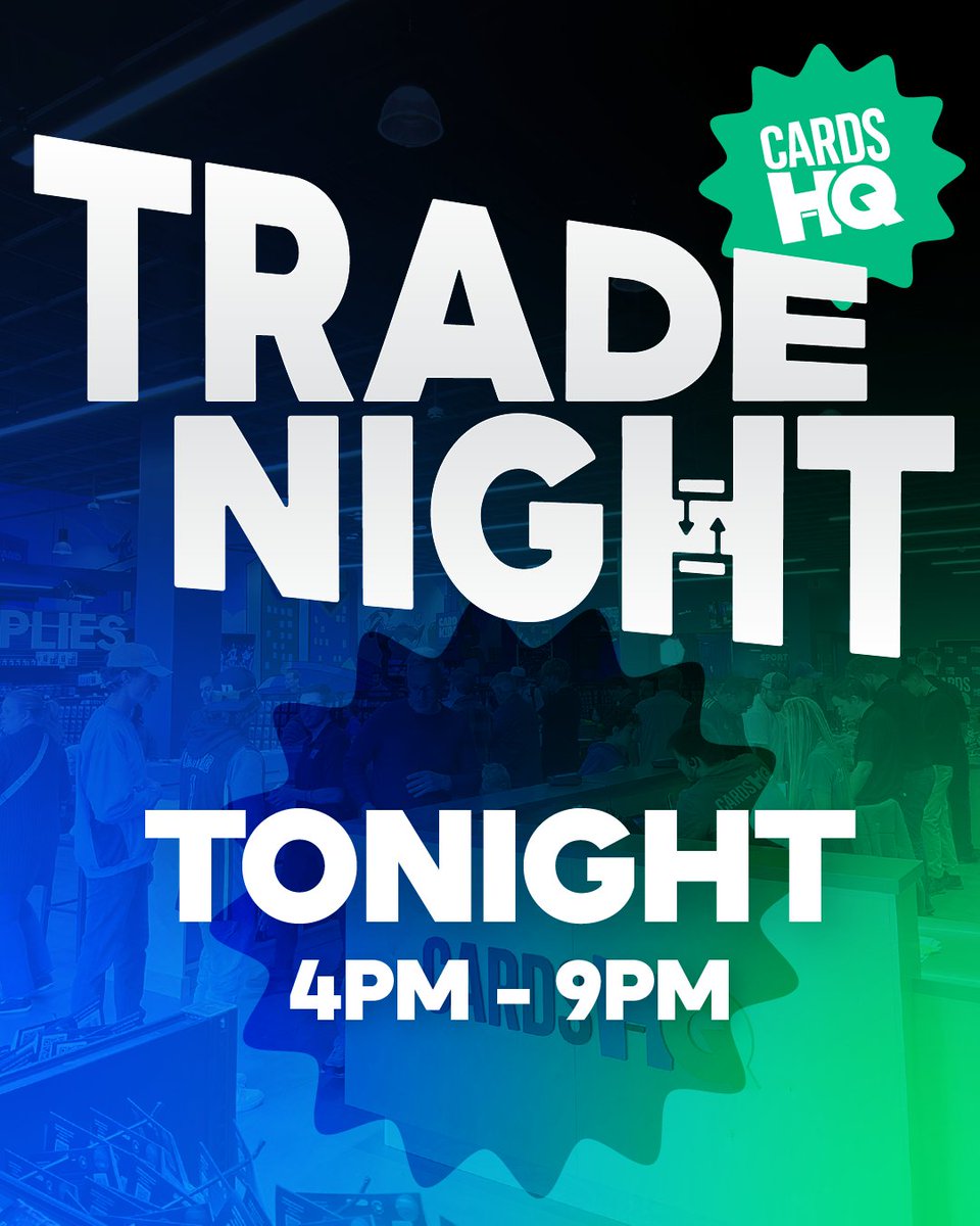 Trade Night kicks off starting at 4pm! Geoff will be in shop LIVE on the Sports Card Investor YouTube channel for Trade Night Live. This Month's Trade Night Savings: 👉 10% Off 2024 Topps Heritage
