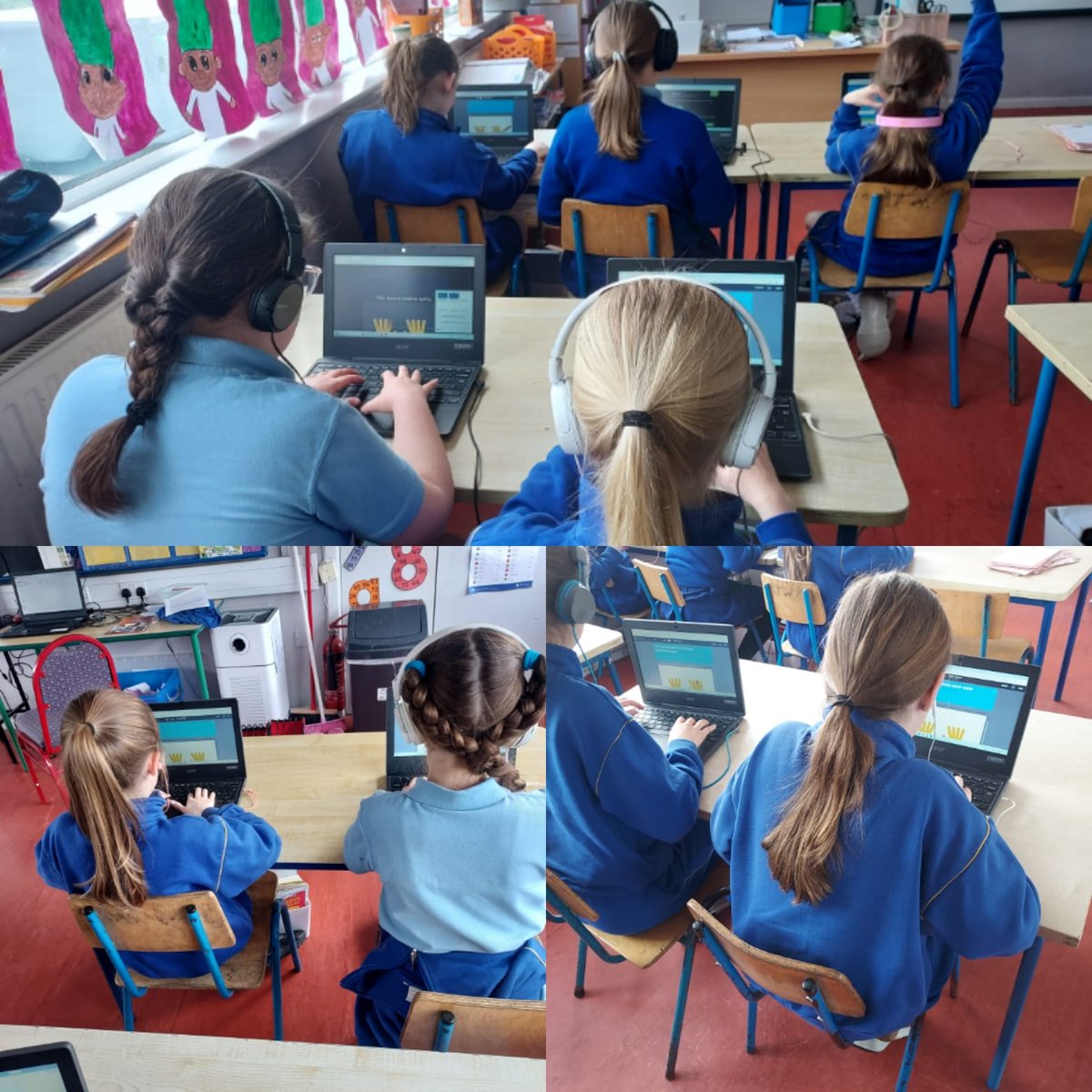 4th Class pupils have been very busy working on their TTRS programme! #digitalliteracy