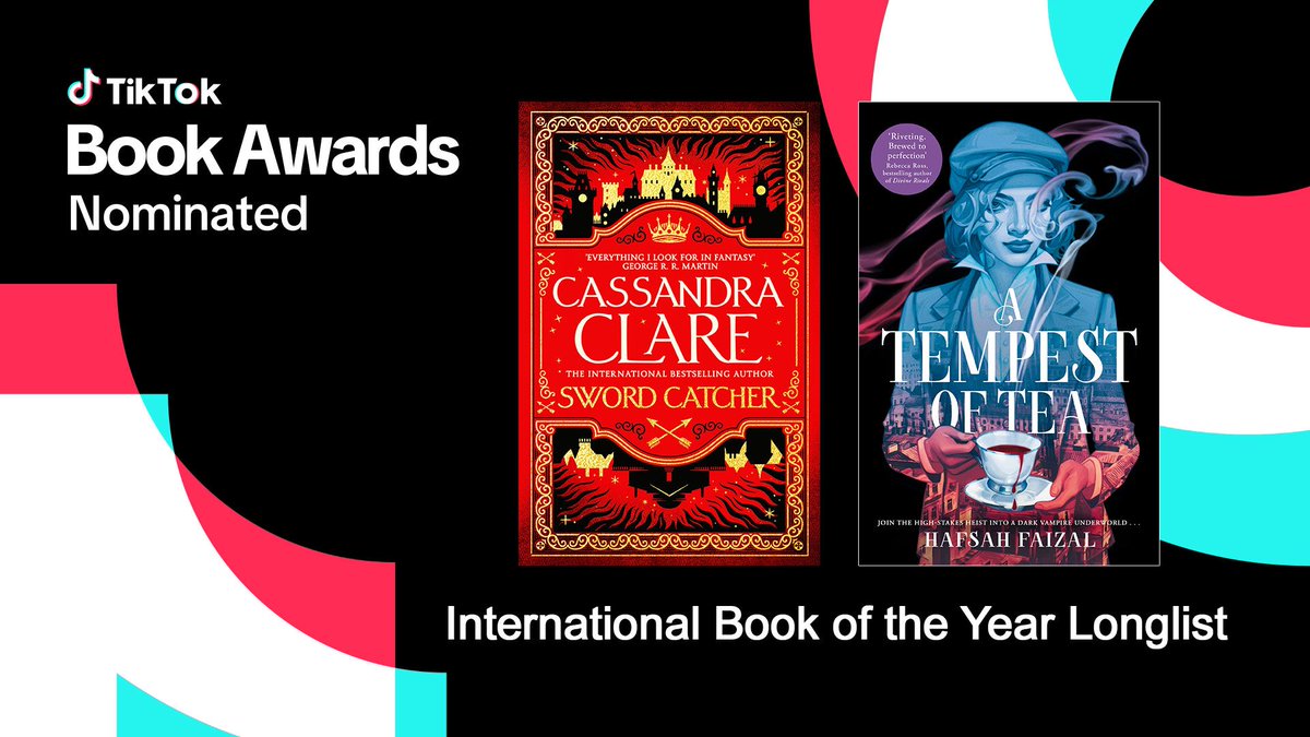 We're absolutely thrilled to announce that we have two books on the #TikTokBookAwards longlist for International Book of the Year! Huge congratulations to @cassieclare and @hafsahfaizal on their nominations 🥳 @UKTor @FirstInk