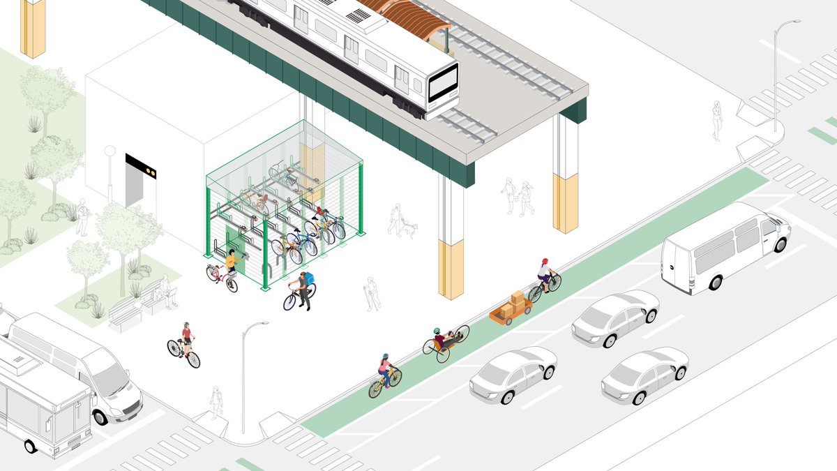 NYC_DOT's tweet image. We're launching 500 secure bike parking locations across the city!

Secure bike parking will help more New Yorkers choose cycling and we are seeking an operator to begin installations next year. The network is expected to be completed over 5 years.

More: bit.ly/3USCK9Q
