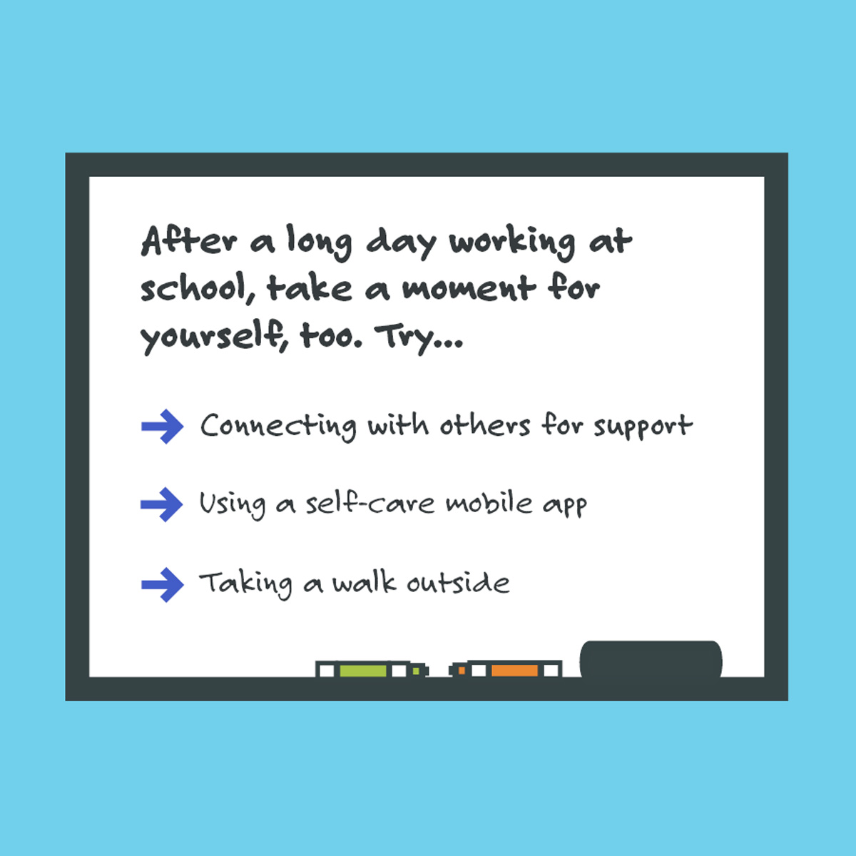 School Leaders: Mindfulness meditation breaks can help support mental health. Get more tips to encourage school staff to get involved in a School Employee Wellness program during #MentalHealthAwarenessMonth. bit.ly/3oM9S1b
