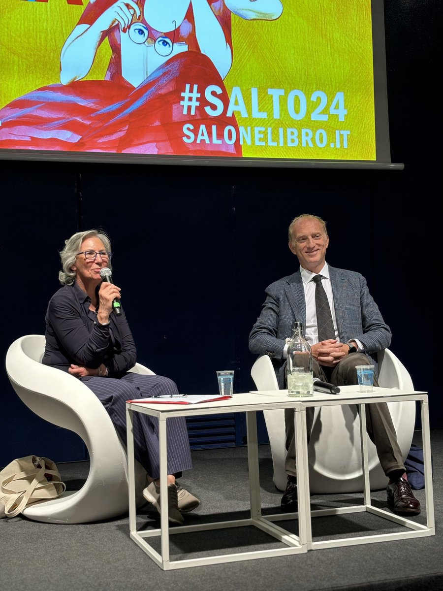 Antonio #Sellerio e Teresa Cremisi per parlare del mestiere dell’editore. Adesso in sala Blu al @SalonedelLibro