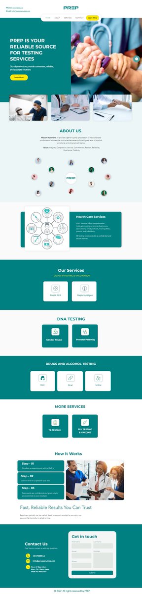➡️Case Study- Health Care Services

 Website Platform: WIX
 Pages: 1
 Modern and Professional design

#wix 
#wixwebsite 
#wixwebsitedesign 
#wixseo 

#landingpagedesign 
#Agencywebsite
#responsivewebdesign 
#businesswebsite 
#websitemaintainance
#wixseo
#webdesignservices