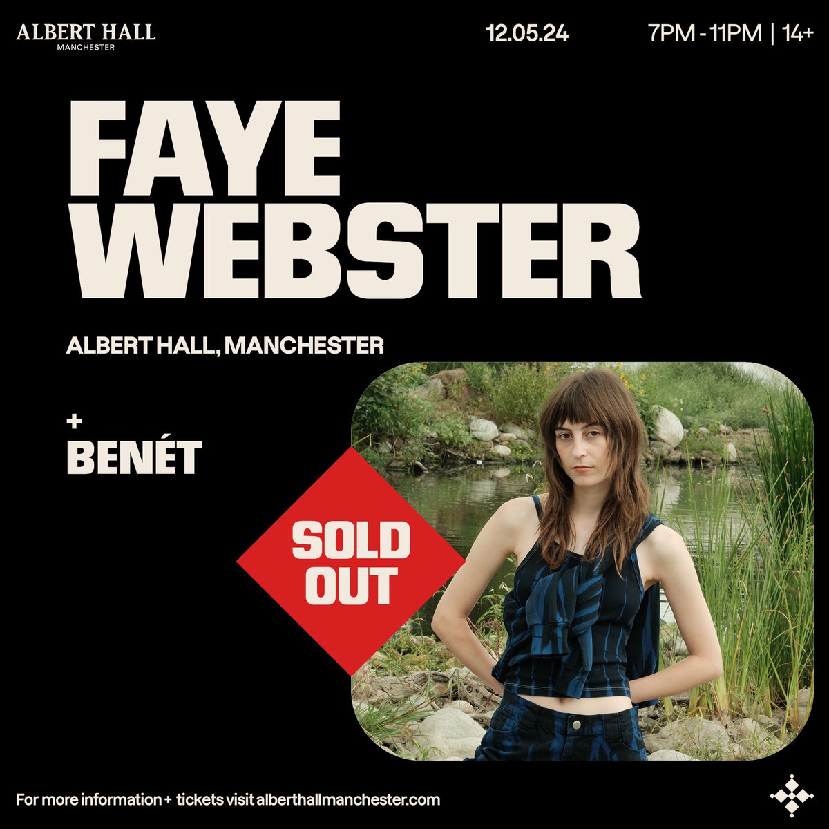 TONIGHT: Doors 7pm @Benantics 8pm #FayeWebster 9pm Curfew 11pm SOLD OUT Enjoy the show!