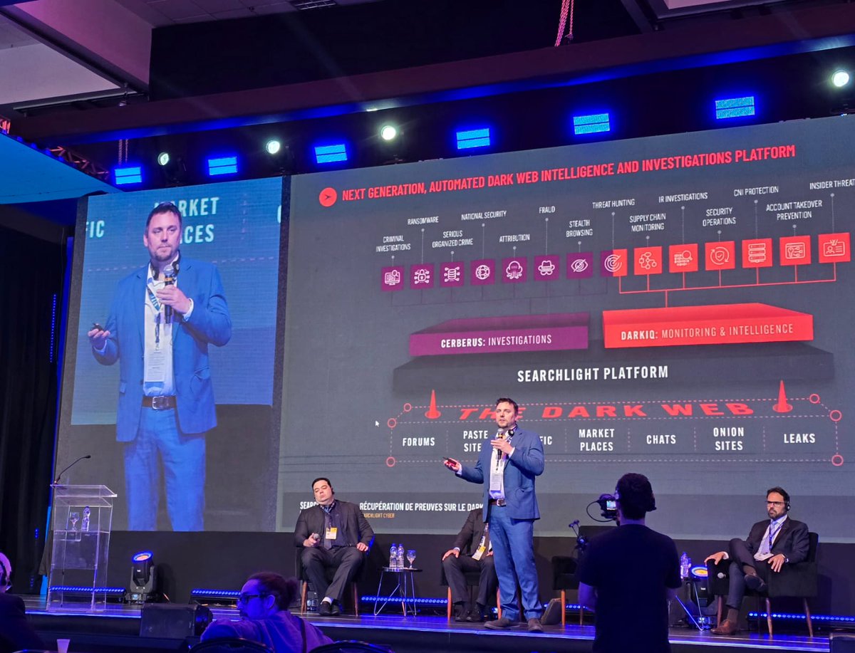 SLCyberSec's tweet image. Today is the final day at both the International Symposium on Security in Brazil and RSA Conference #RSAC2024 in San Francisco! If you are at either event make sure you don&apos;t miss the chance to meet our team members and find out more about #darkwebintelligence