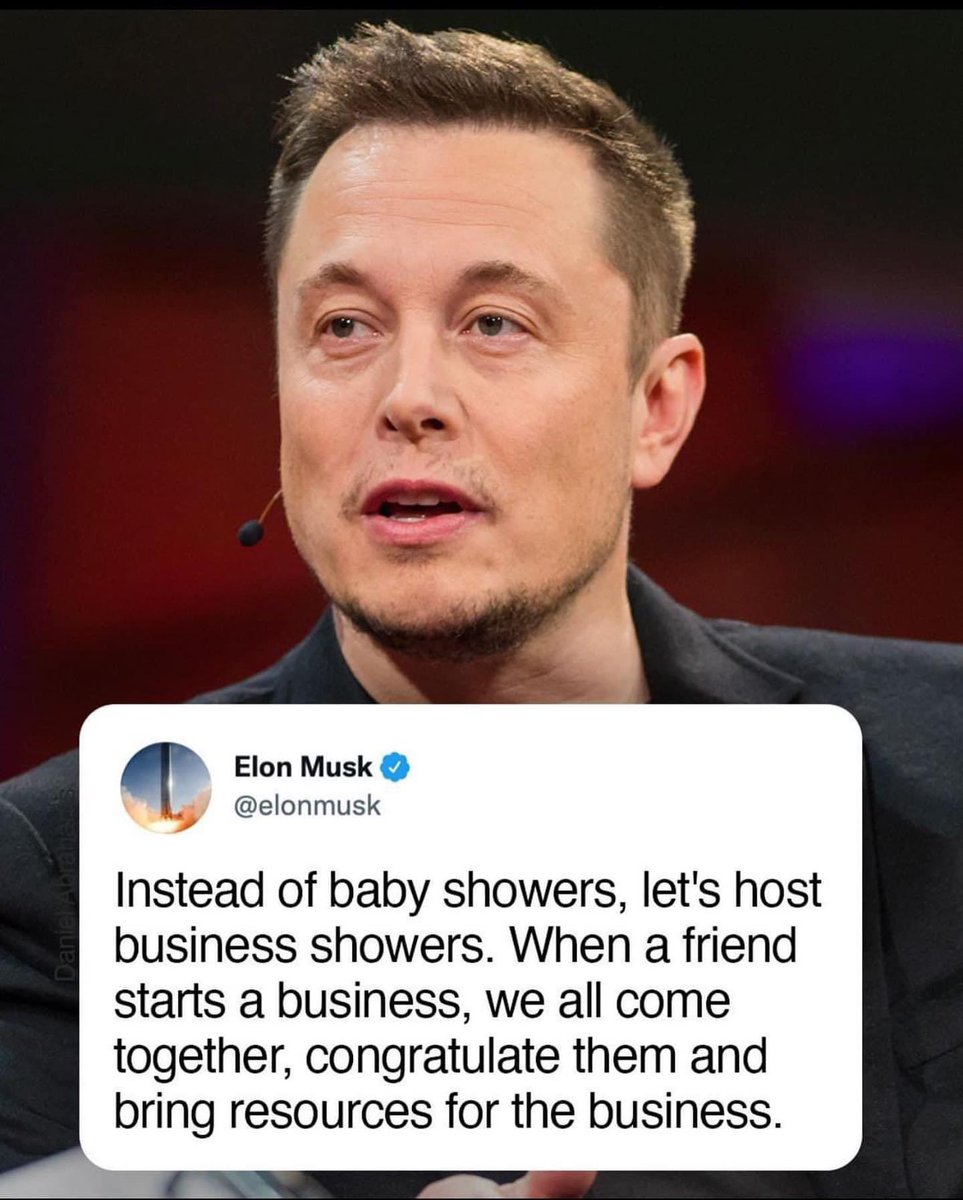 @elonmusk  thank you for this I would like you start a business shower 🫶🏼

#BusinessGrowth #businessintelligence #CEO #manifesting